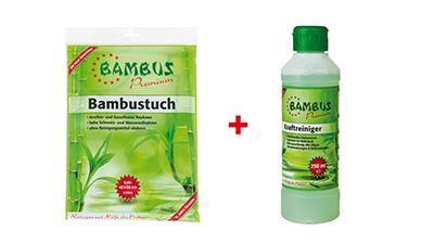 Bambustuch - 3er Set  40 x 60cm + 1 Kraftreiniger 250 ml GRATIS - Mape Shop